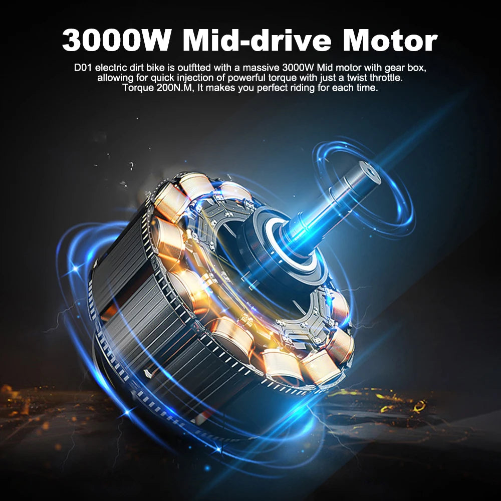 Electric Bicycle 3000W Motor 48V21AH Lithium Battery 60km/h Electric Bike 14" Fat Tire Snow E-bike electric dirt bike for Adults