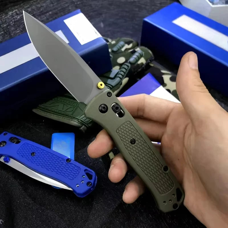 DIY Supplies 535 PEI Handle Folding Camping Knife With D2 Blade