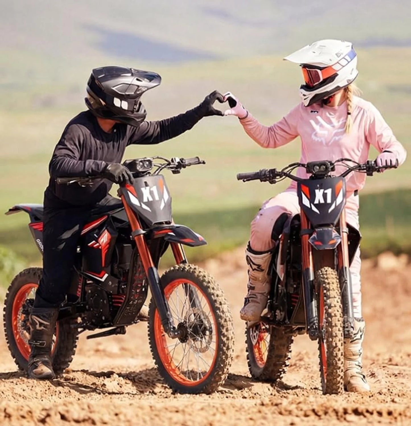 Electric Dirt Bike for Adults Teens 4500W Peak 60V 28.8Ah Battery Up to 60 Miles 50MPH Electric Motorcycle 14"/12" Fat Tire Mountain Off-Road E-Bike
