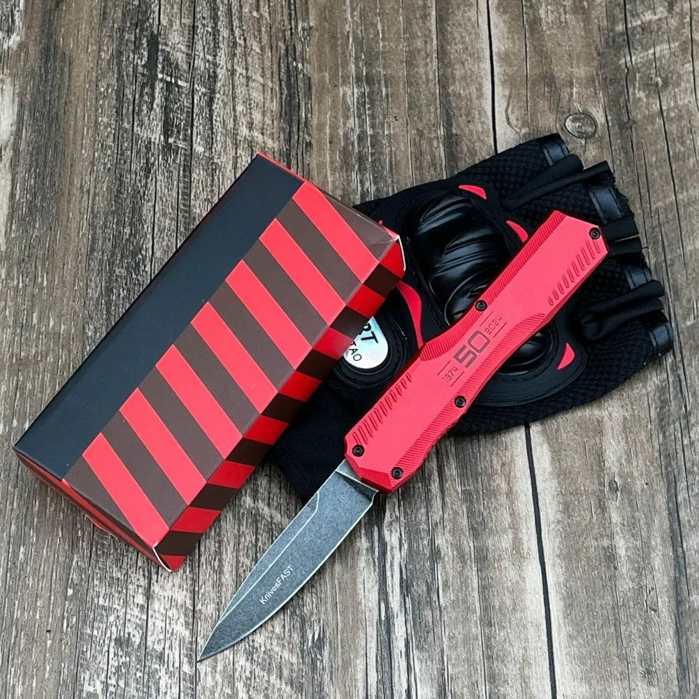 DIY Supplies KS 9000 Folding Knife With D2 Steel Blade Aluminum Handle