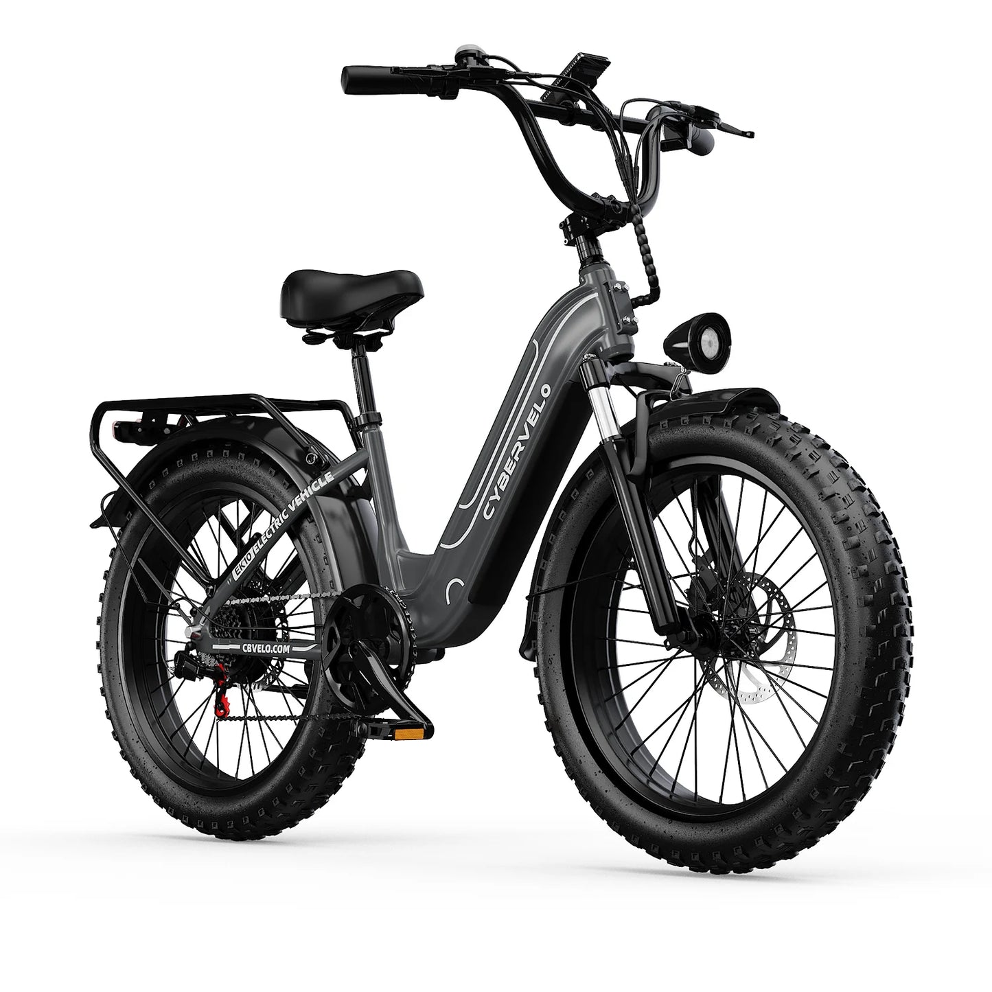 CYBERVELO EK7 Step Through Electric Bike 1000W 48V Battery