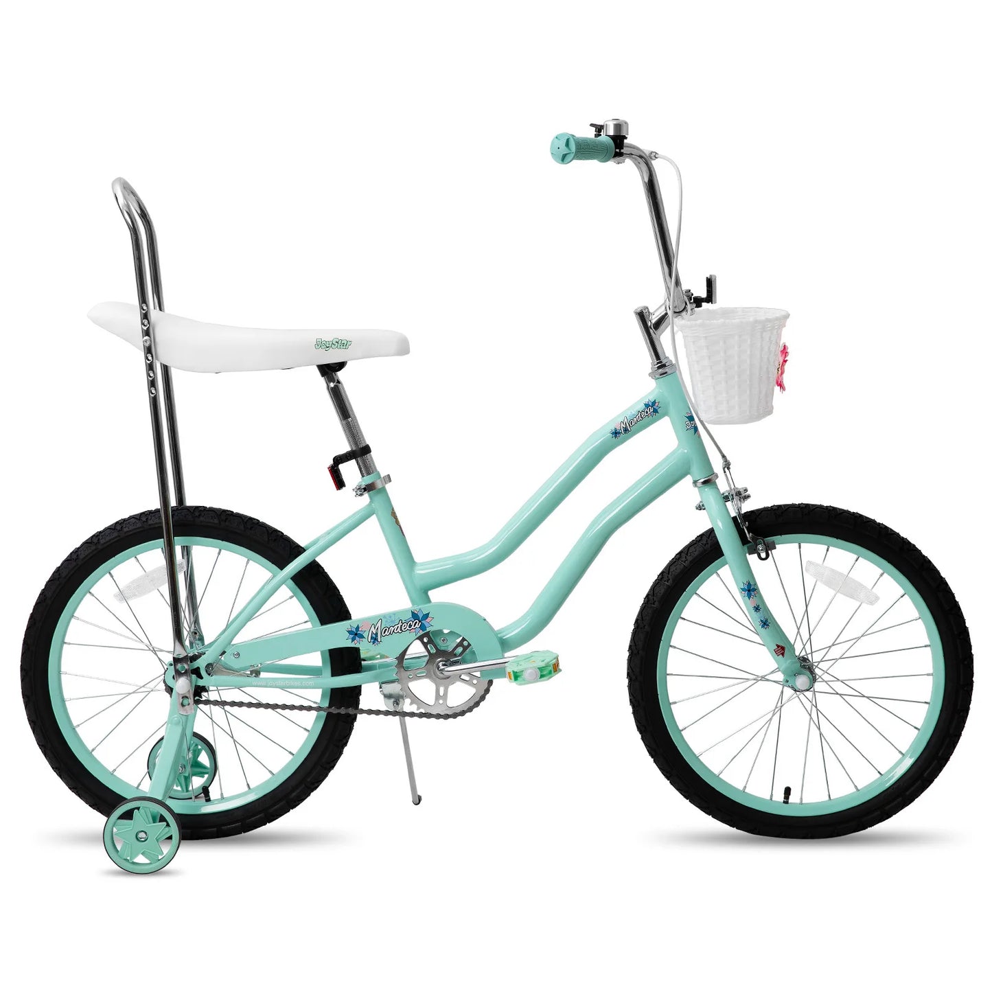 JOYSTAR Girls Bike With Training Wheels And Handbrake