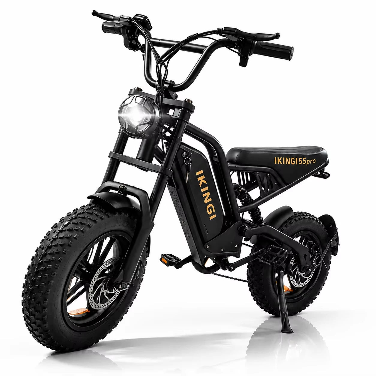 1000W Peak Electric Bike 48V15AH Battery Full Suspension 7 Speed 16*4 Inch Fat Tire All Terrain Off Road E-bike Motorcycle for Adults