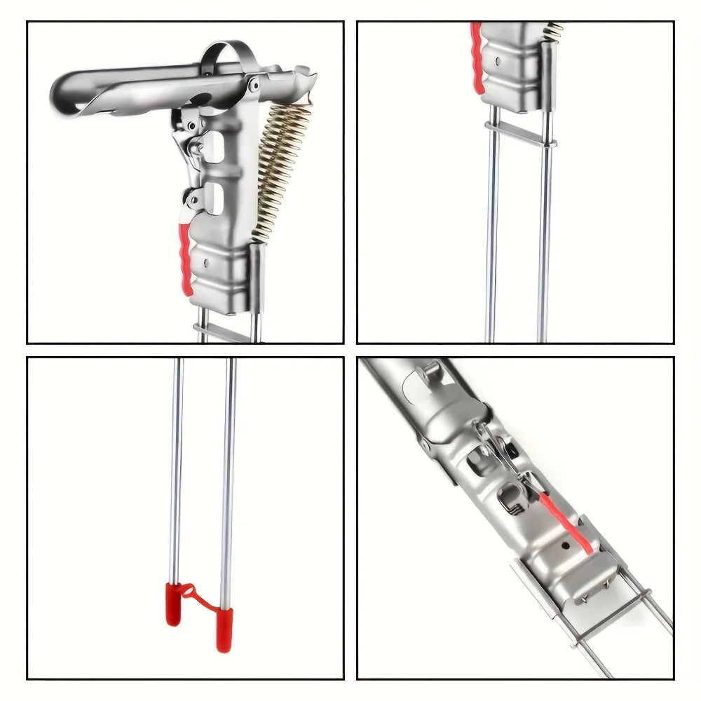 Automatic Spring Rod Holder For Fishing, Adjustable Folding Stainless Steel