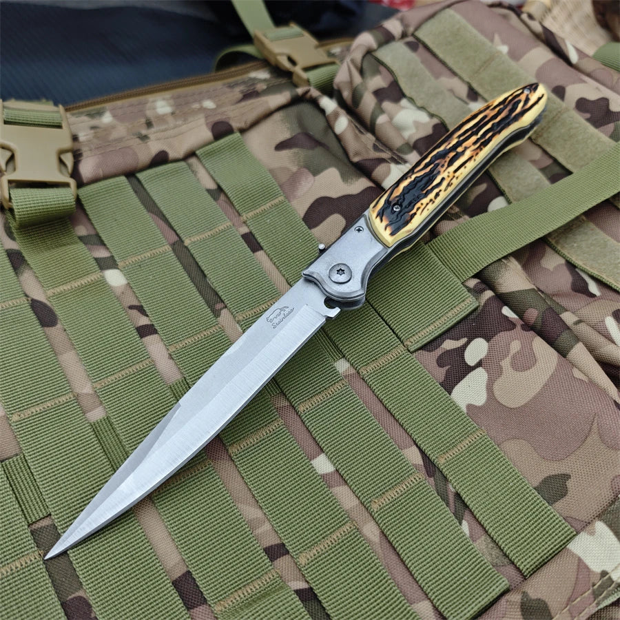 DIY Supplies Folding Pocket Knife With Stainless Steel Blade