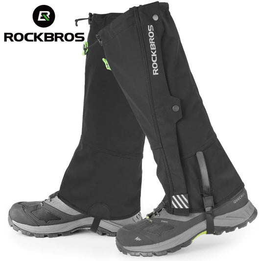 ROCKBROS Waterproof Hiking Gaiters for Outdoor Climbing and Skiing