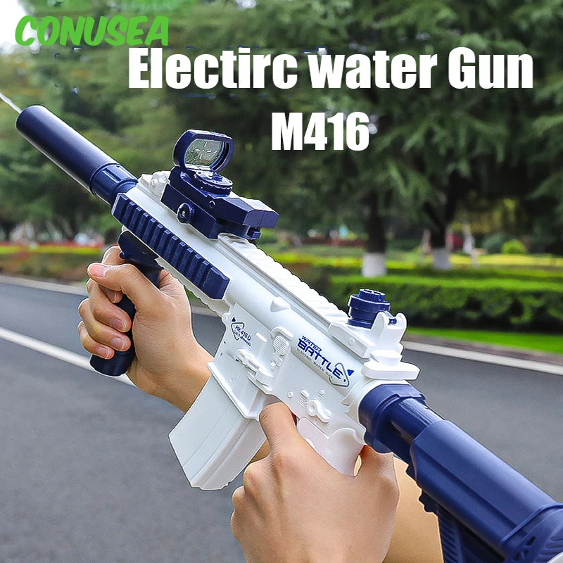 Conusea M416 Electric Water Gun Pistol For Outdoor Play