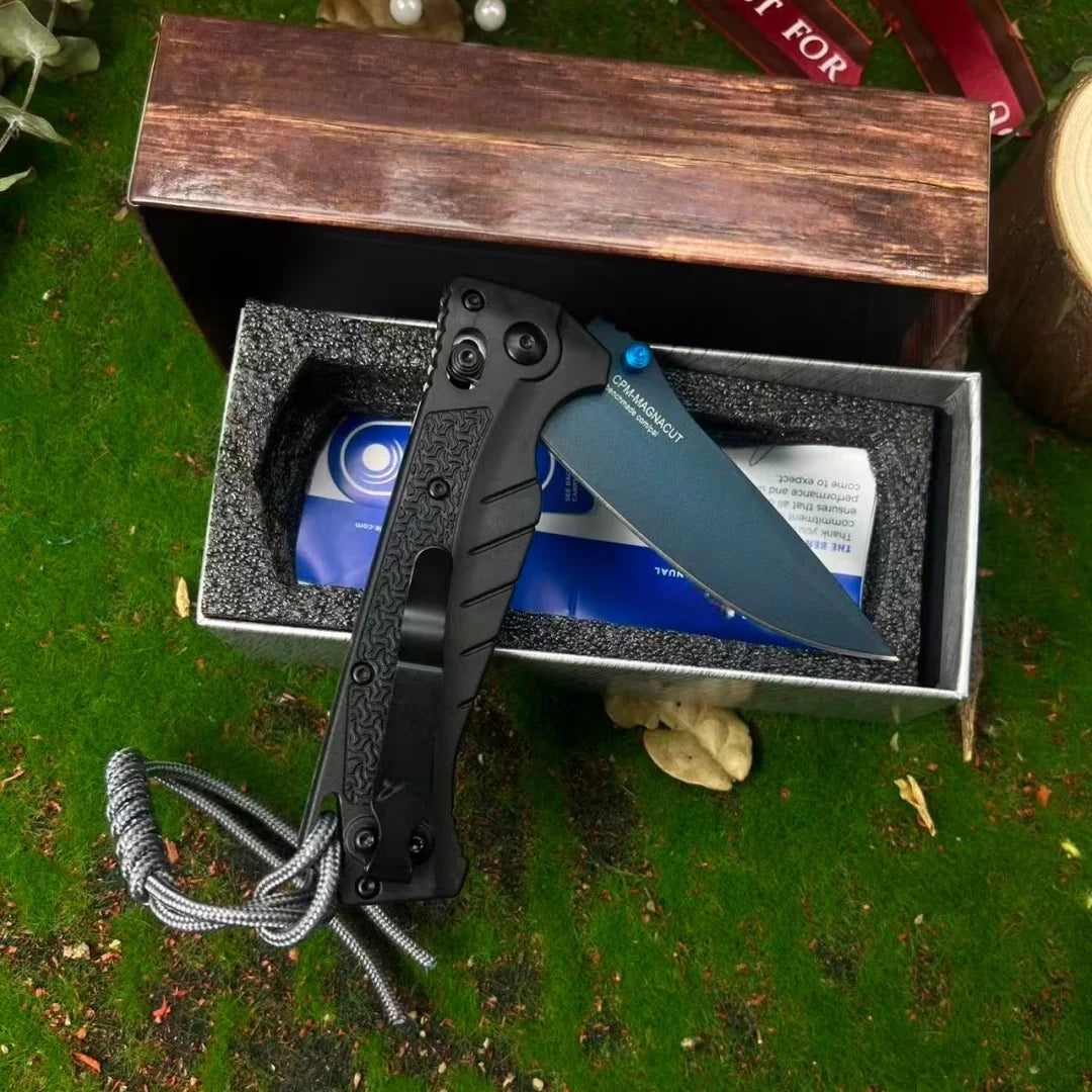 HX OUTDOORS Folding Knife CPM MAGNACUT Steel With Nylon Fiber Handle EDC