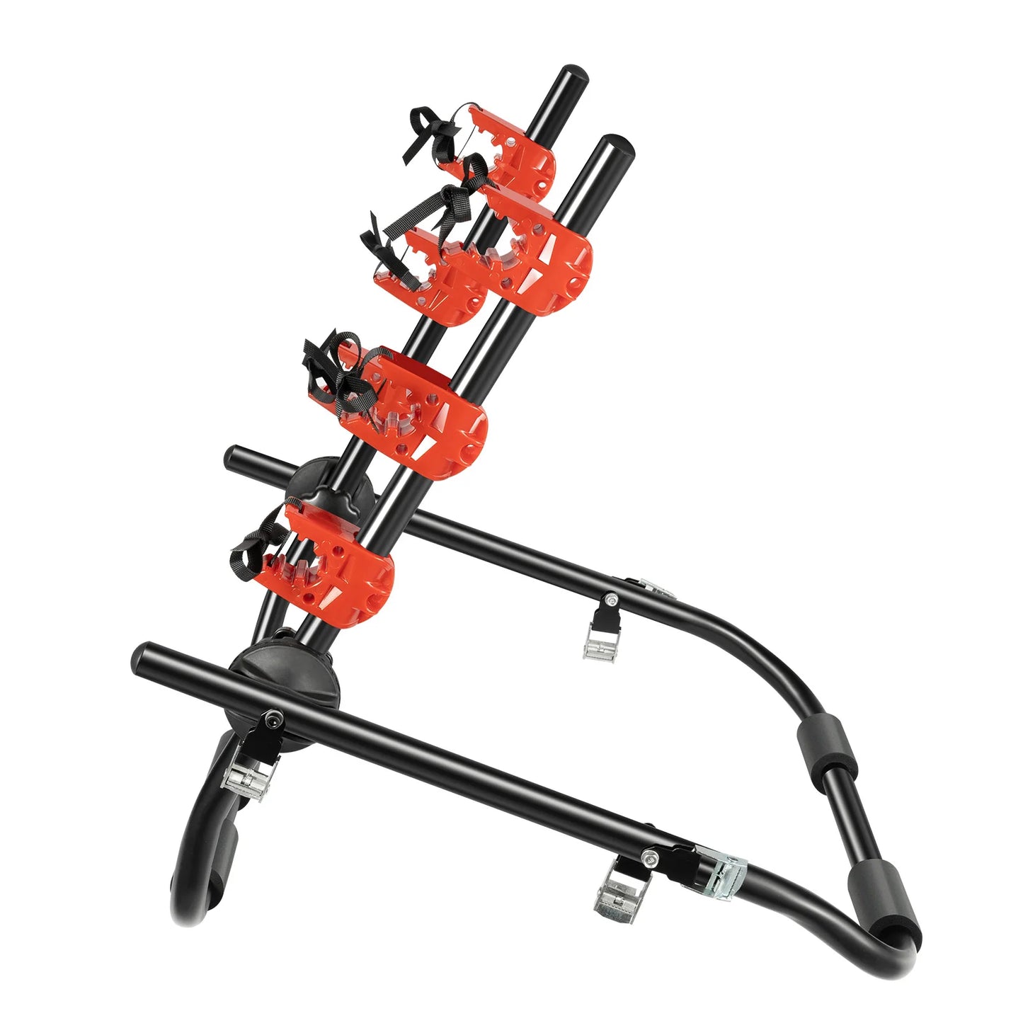 Foldable Car Trunk Bike Rack Auto Bicycle Rack Carrier 3 Bikes Trunk Mount for Most Hatchbacks, Sedans, SUVs, Vans