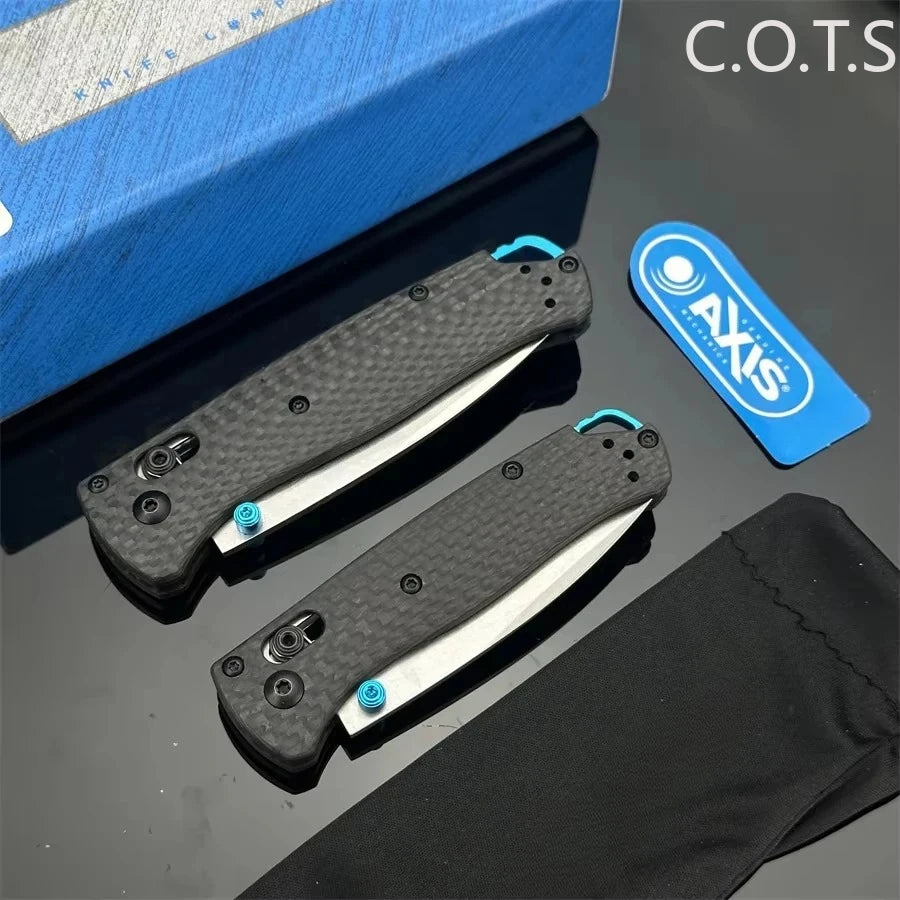 DIY Supplies Bugout AXIS Folding Knife With Carbon Fiber Handle