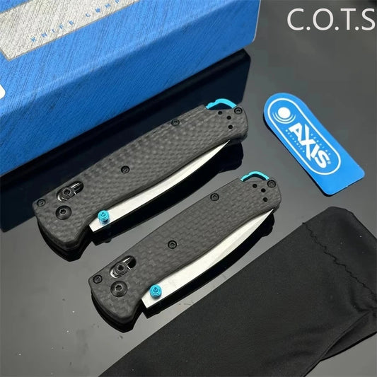 DIY Supplies Bugout AXIS Folding Knife With Carbon Fiber Handle