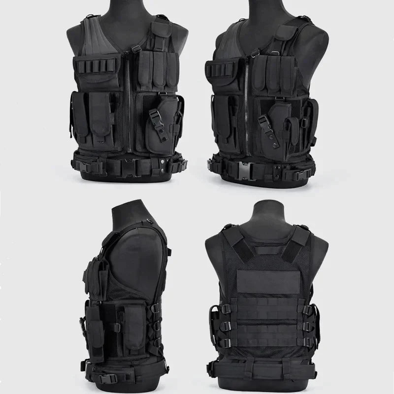 Adjustable Molle Tactical Vest for CS War Games