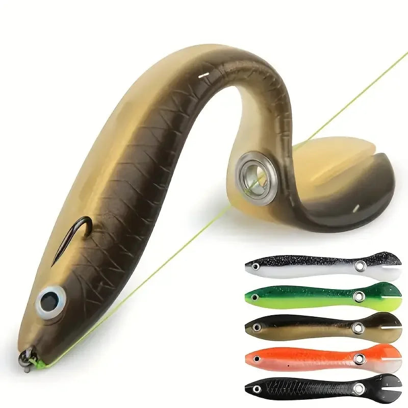 Bionic Soft Bait Lure Kit 5-Piece Sliding Mechanism Realistic