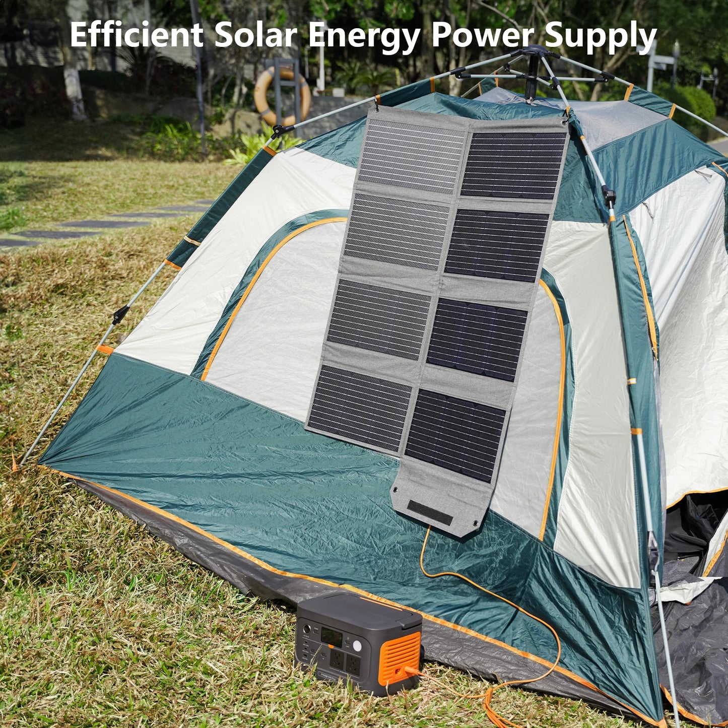MHPOWOS Portable Foldable Solar Panel Charger For Camping RV Emergency