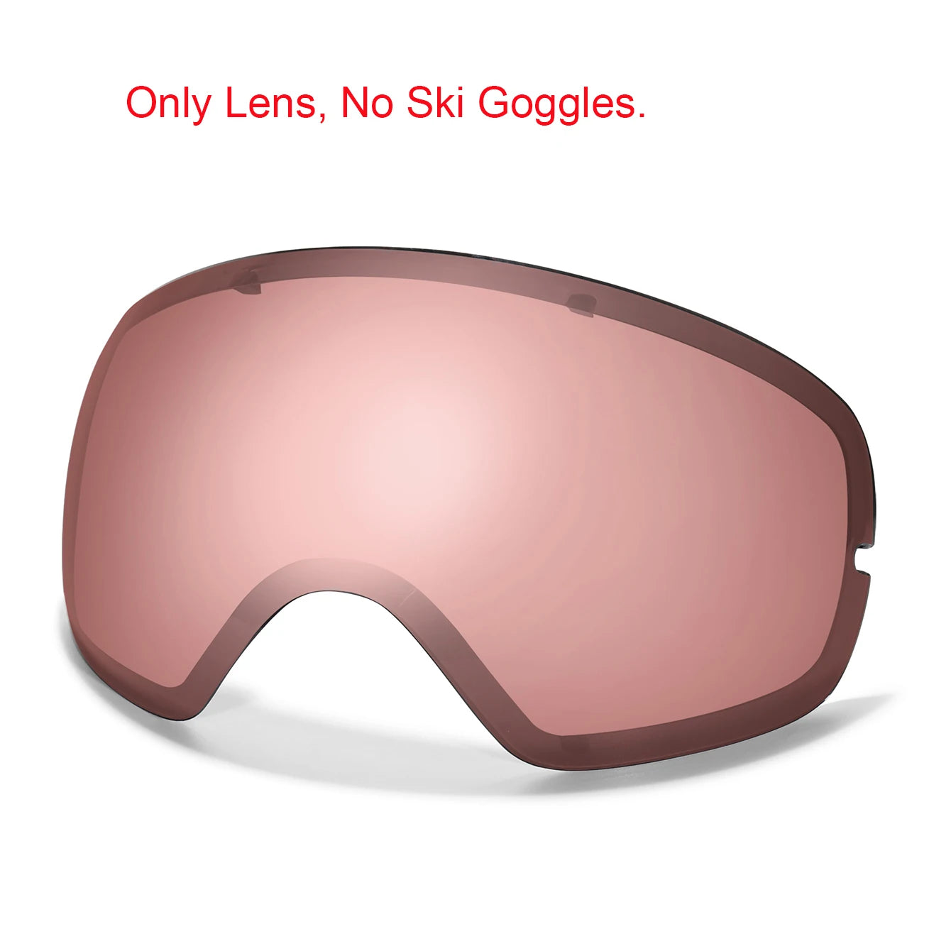 Winter Ski Goggles UV400 Anti Fog Unisex Free Frame Bag