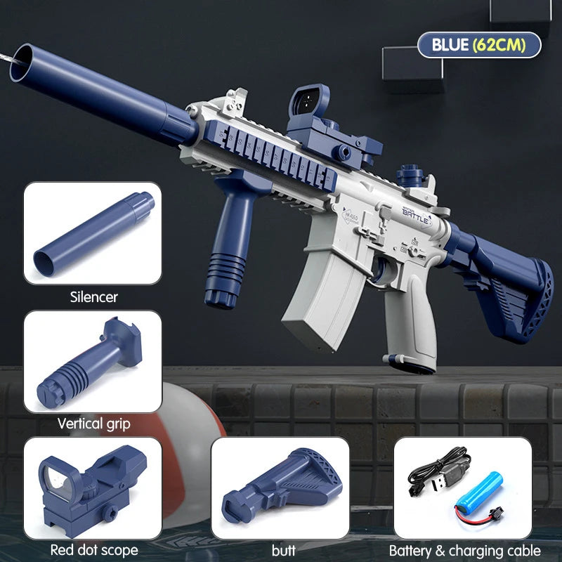 Conusea M416 Electric Water Gun Pistol For Outdoor Play