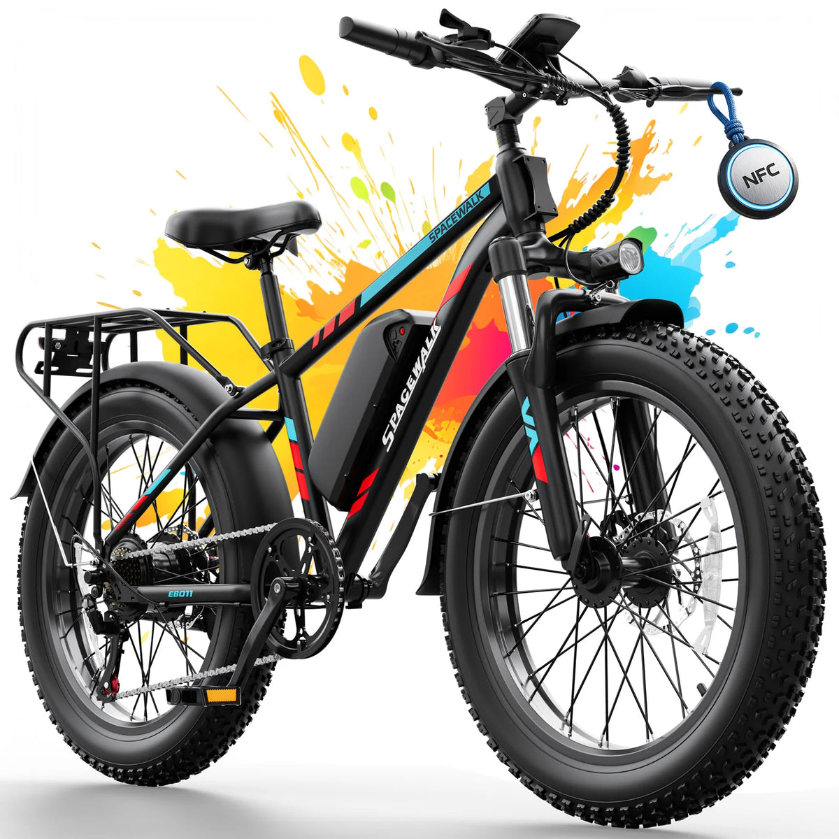 EILLEO SPACEWALK 1500W Peak Fat Tire Ebike With Removable Battery