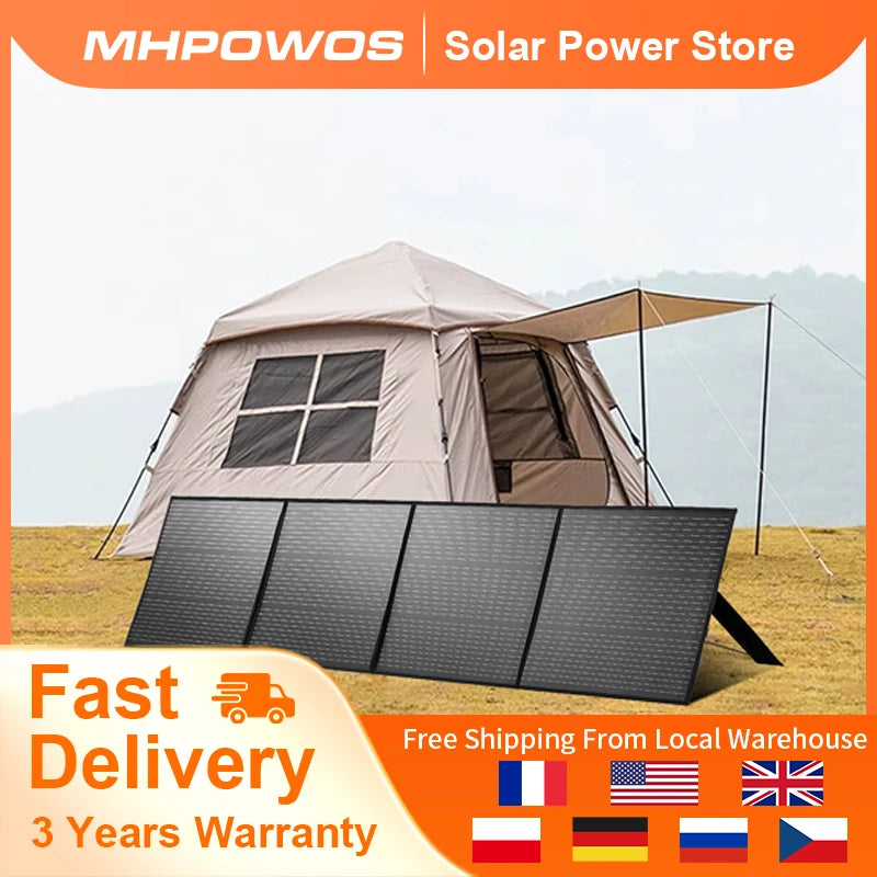 MHPOWOS 220W 40V Portable Foldable Solar Panel Charger