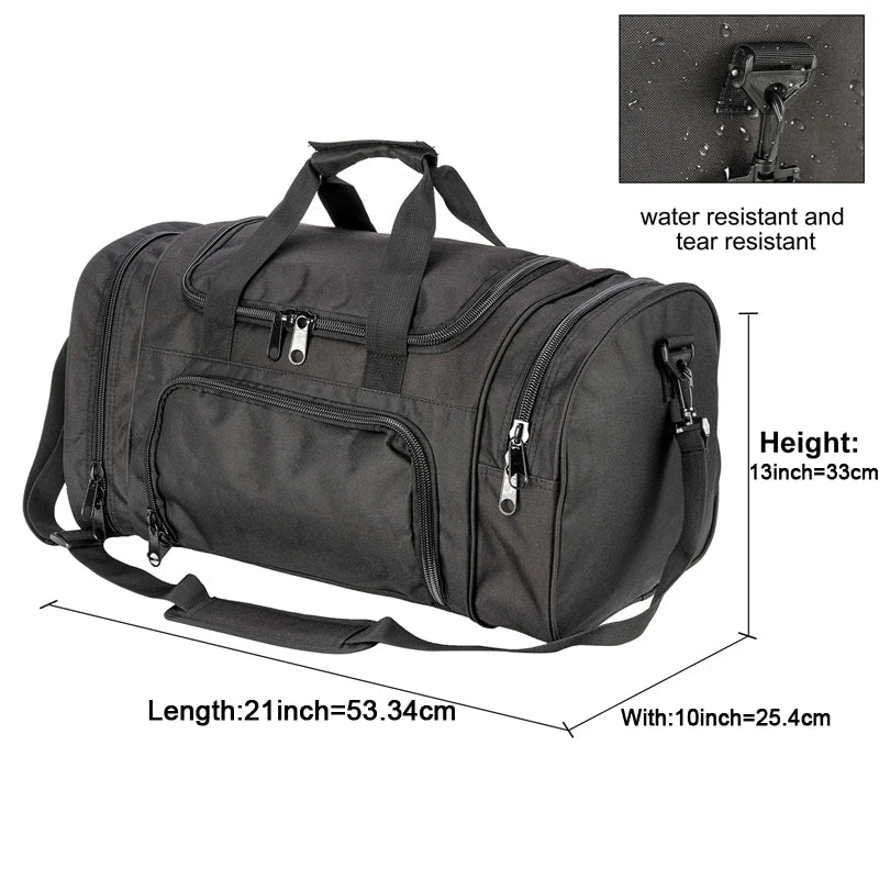 LQARMY Military Tactical Travel Bag For Men Outdoor Sports