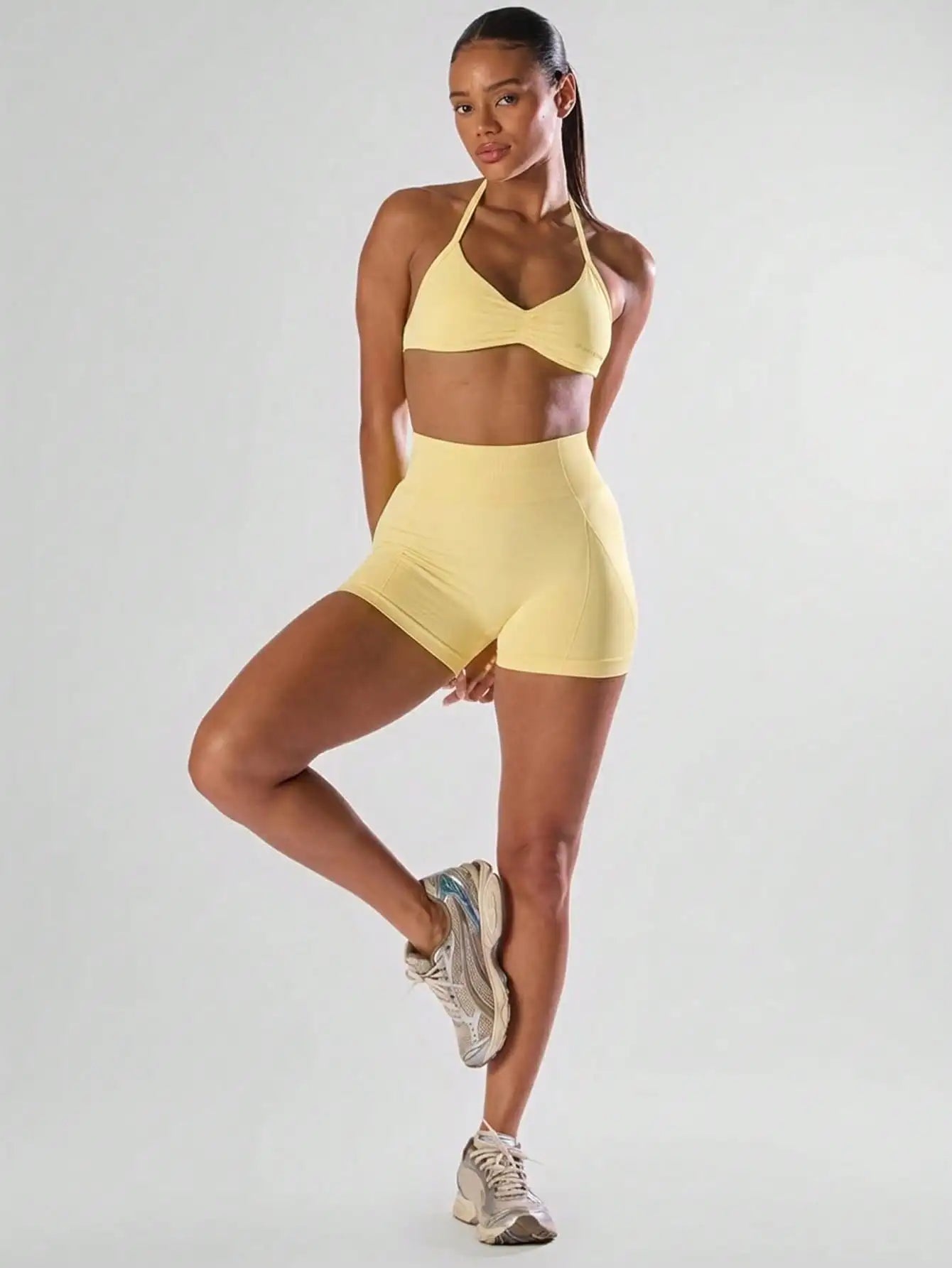 Musera Sport High Waist Shorts For Workout And Yoga Fitness
