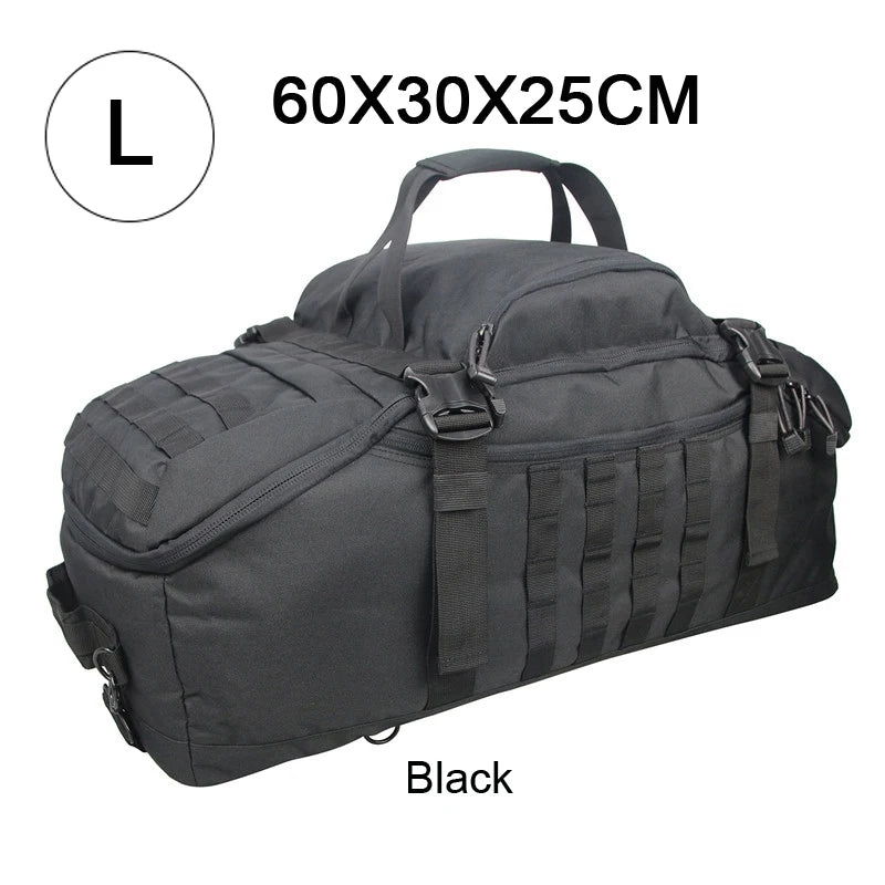 Molle Tactical Duffle Bag for Camping and Travel Gear