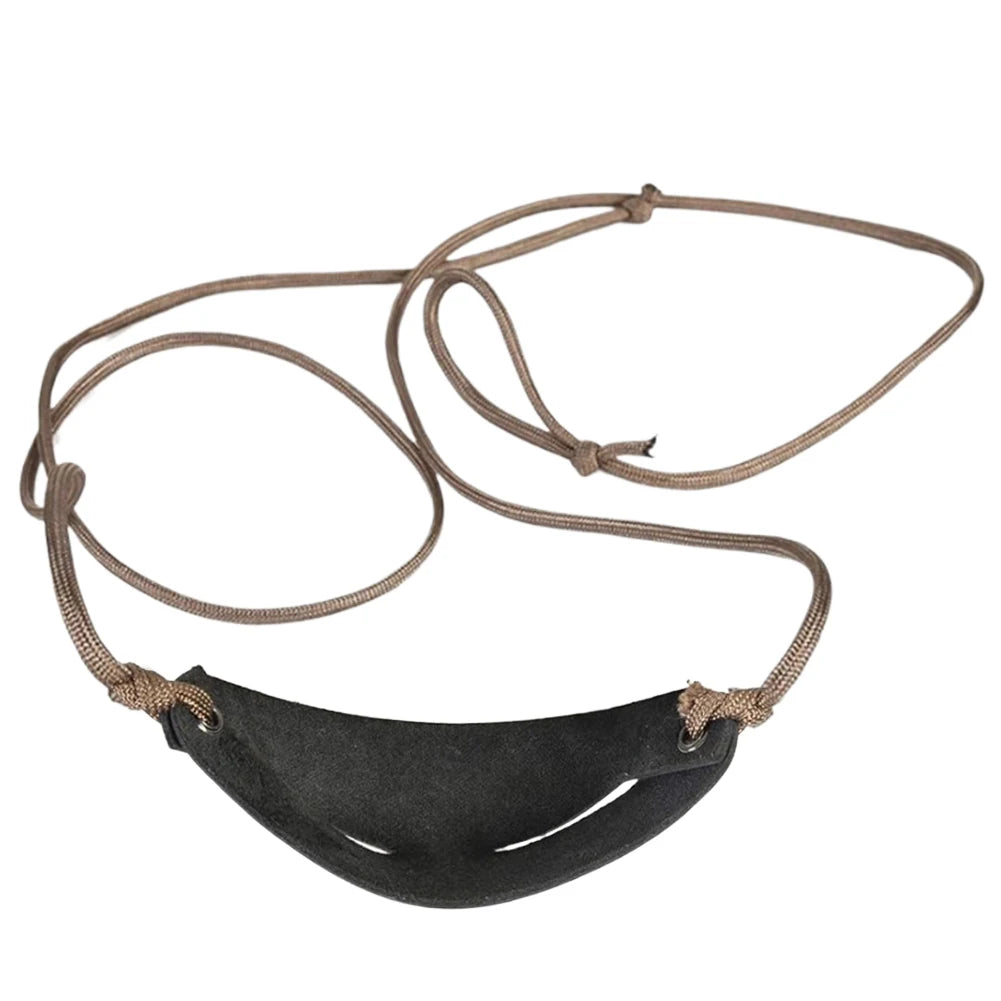 Handmade Leather Shepherd Sling Pouch for Outdoor Slingshot
