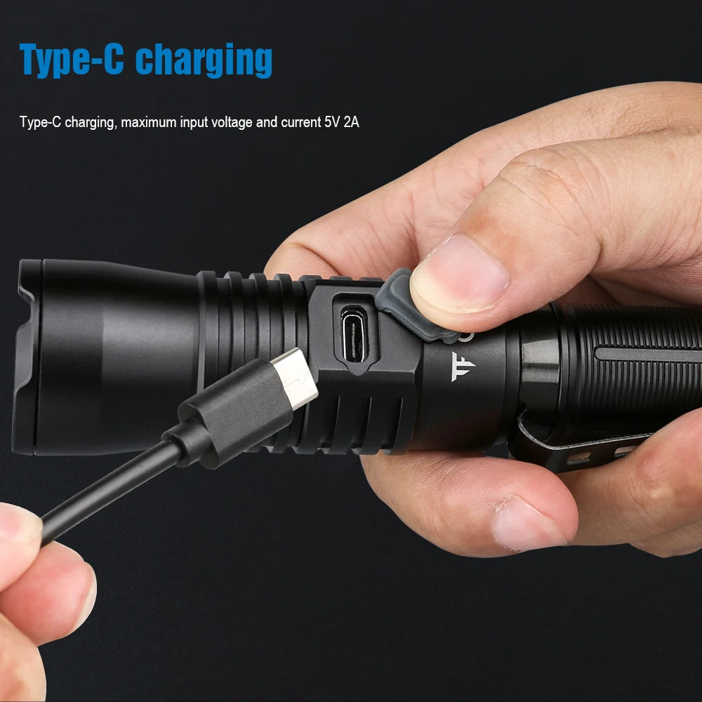 TrustFire T30R 1100M Tactical Flashlight With 460 Lumen