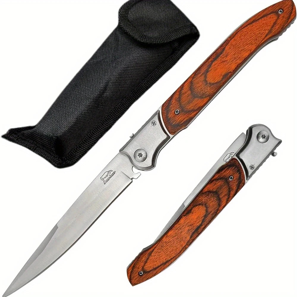 DIY Supplies Folding Pocket Knife With Stainless Steel Blade