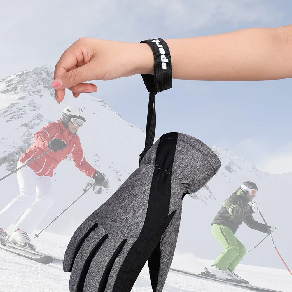 Shunmaii Ski Glove Wrist Strap Anti Lost Leash Outdoor Sports