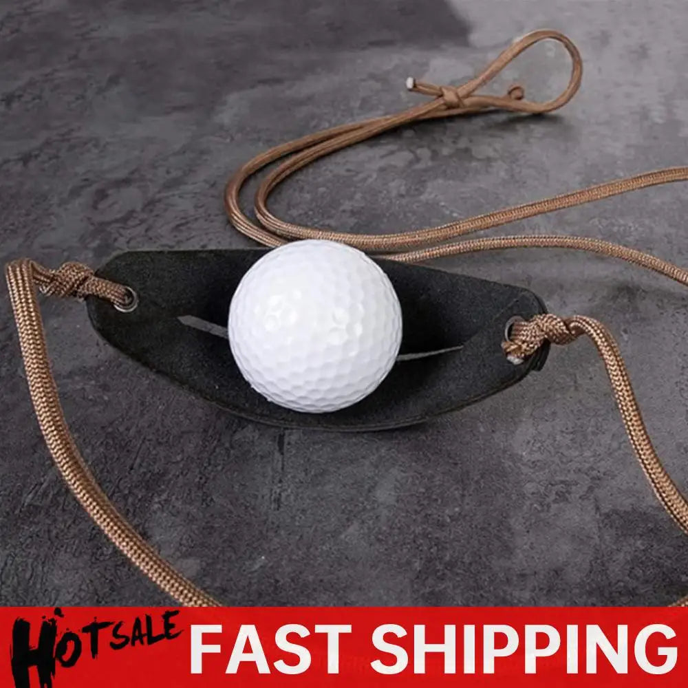 Handmade Leather Shepherd Sling Pouch for Outdoor Slingshot