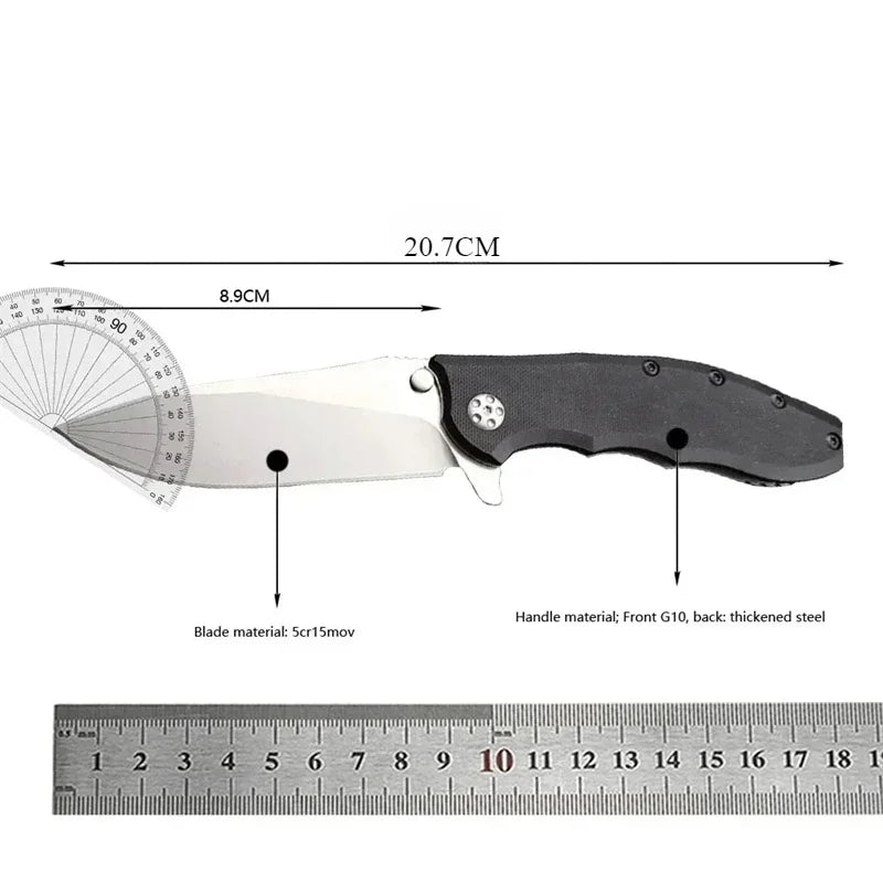 DIY Supplies ZT 0562 Folding Pocket Knife With G10 Handle