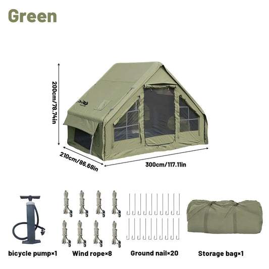 Pakicetus Inflatable Camping Tent With Quick Setup Airframe