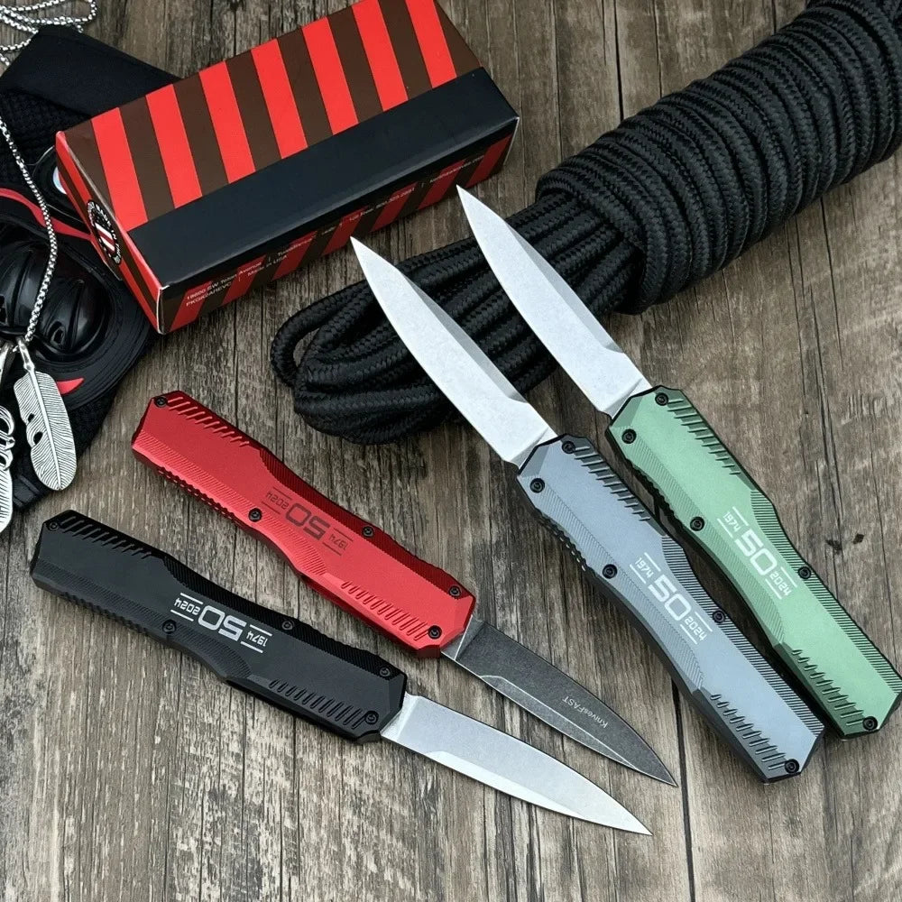 DIY Supplies KS 9000 Folding Knife With D2 Steel Blade Aluminum Handle