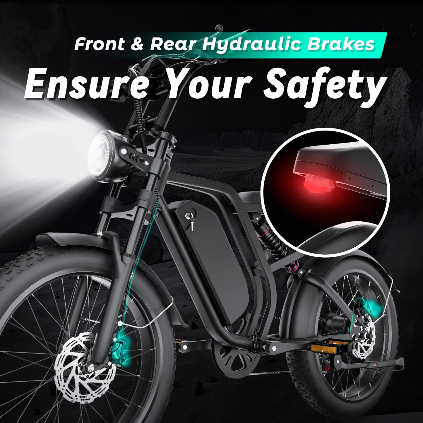 Moobelo B8 Winter-Ready E-Bike 1500W 52V 60-Mile Range