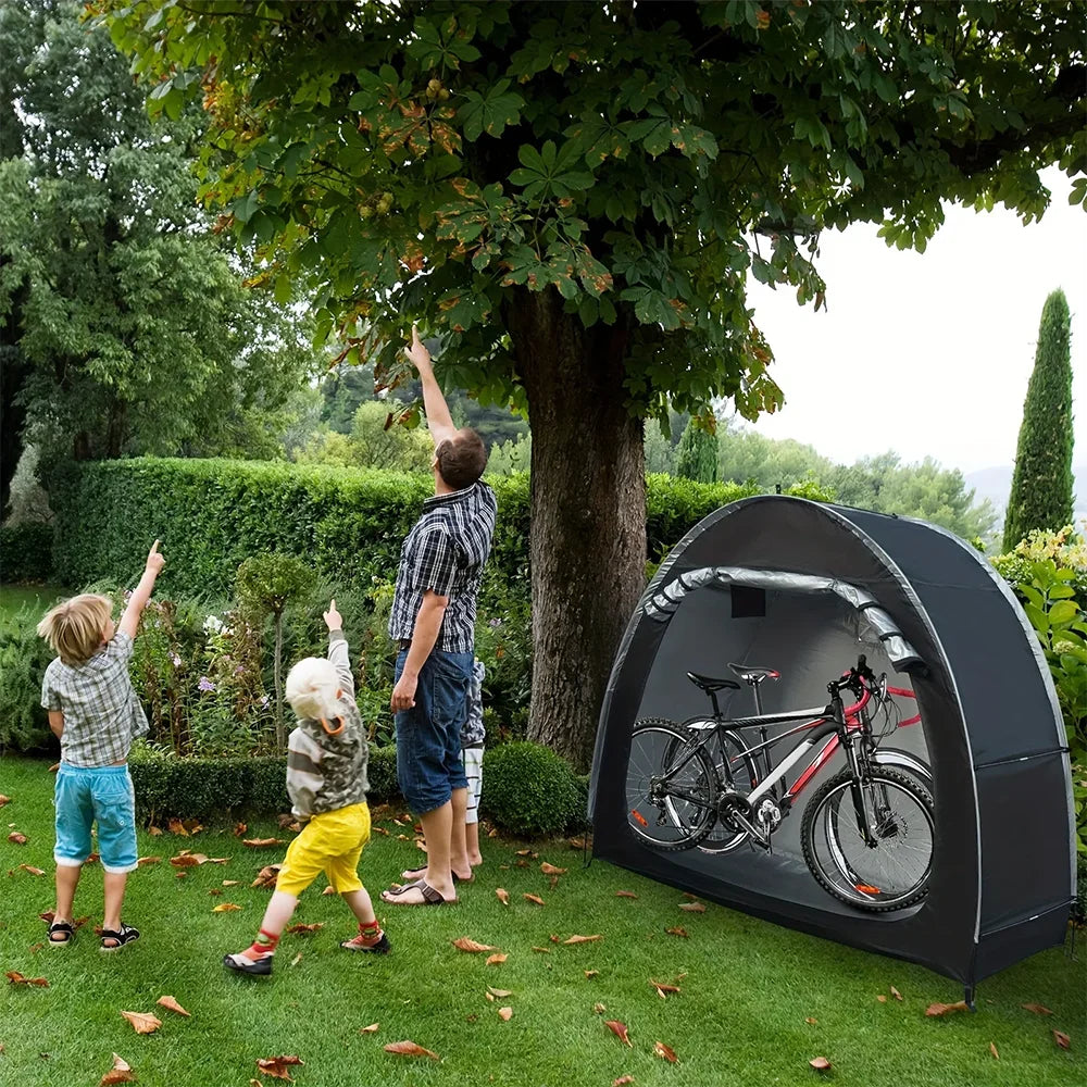 Foldable Outdoor Bicycle Tent With Large Storage Space Waterproof