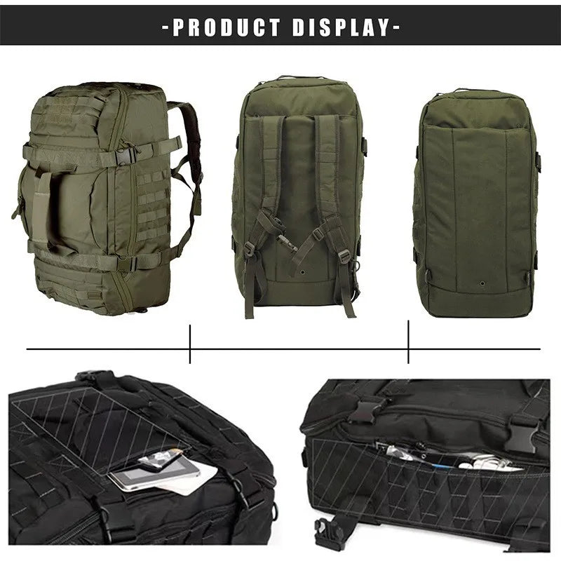 LQARMY Waterproof Travel Duffel Bag Large Capacity