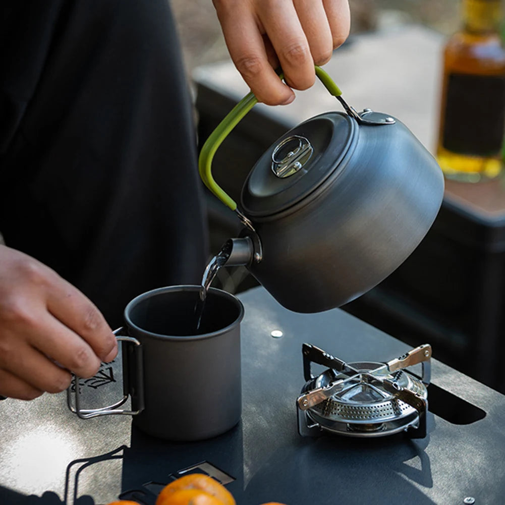 APWIKOGER Camping Cookware Set Three Piece Outdoor Kit