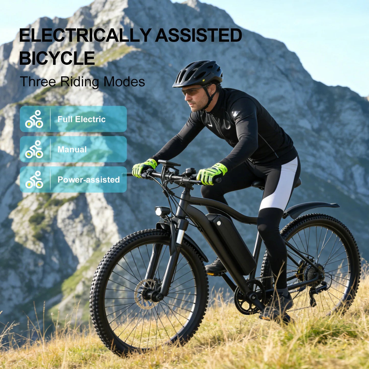 Toofly Mountain E Bike 48V 13Ah Removable Battery 500W Motor