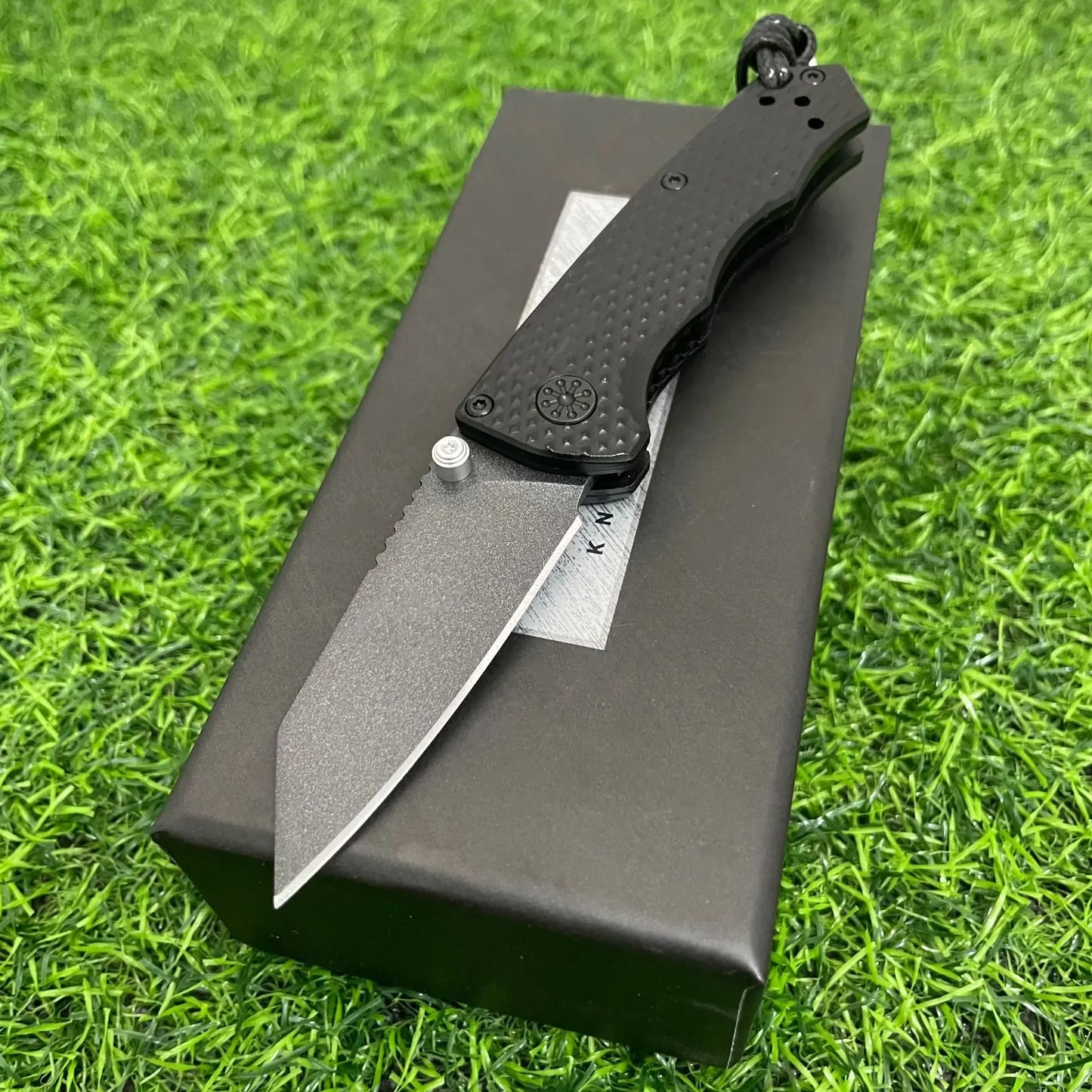 DIY Supplies BM 290 D2 Stainless Folding Knife Nylon Handle