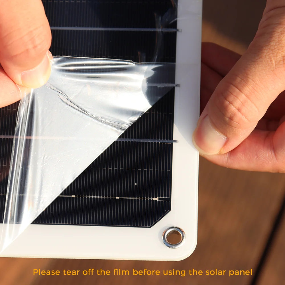 Solar Panel Complete Kit 12V 100W 200W 24V Flexible Photovoltaic 100W Controller Power for Battery Boat Rv Home Camper Camping