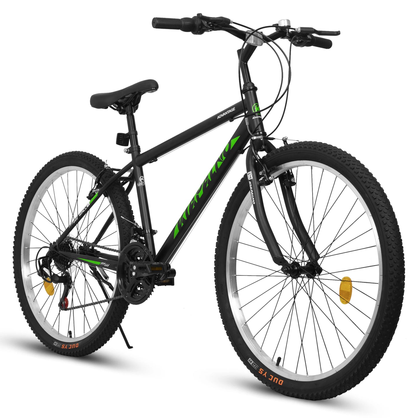 Ecarpat Unisex Mountain Bike 21 Speed Dual V Brake Steel Frame