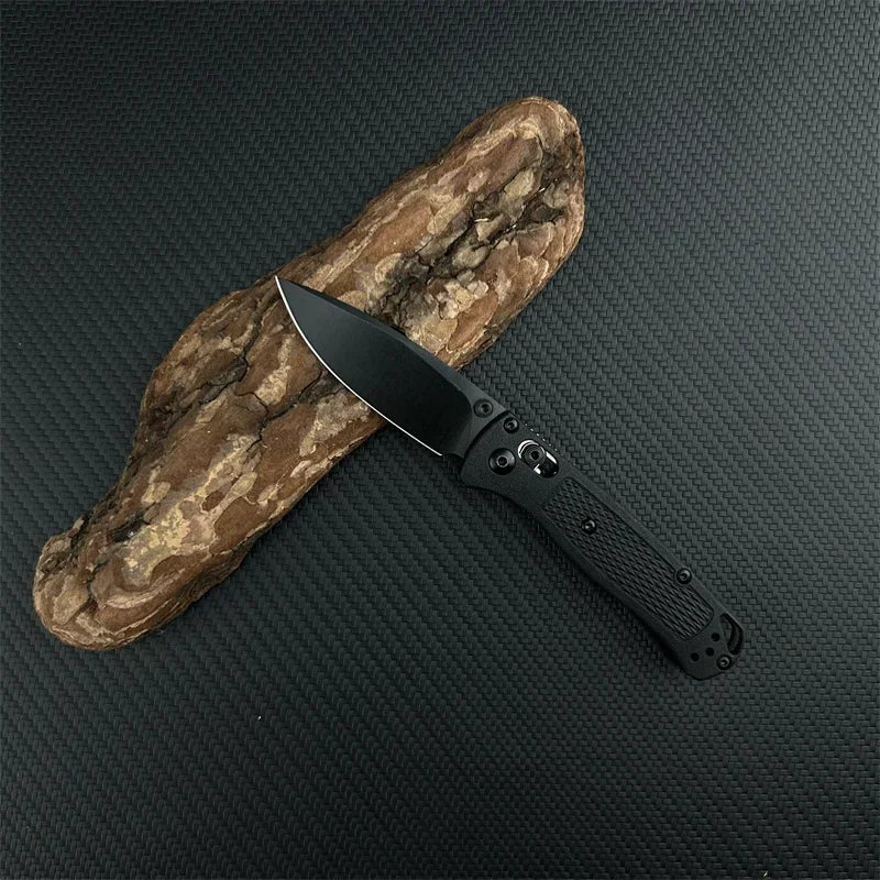 DIY Supplies Folding Pocket Knife Drop Point 440C Nylon Fiber