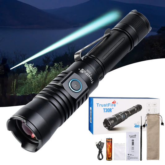 TrustFire T30R 1100M Tactical Flashlight With 460 Lumen