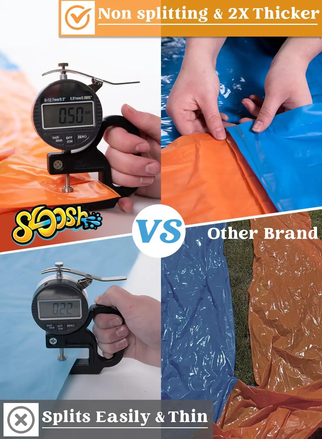 Joyfy Water Slide Set With Sprinkler And Bodyboards