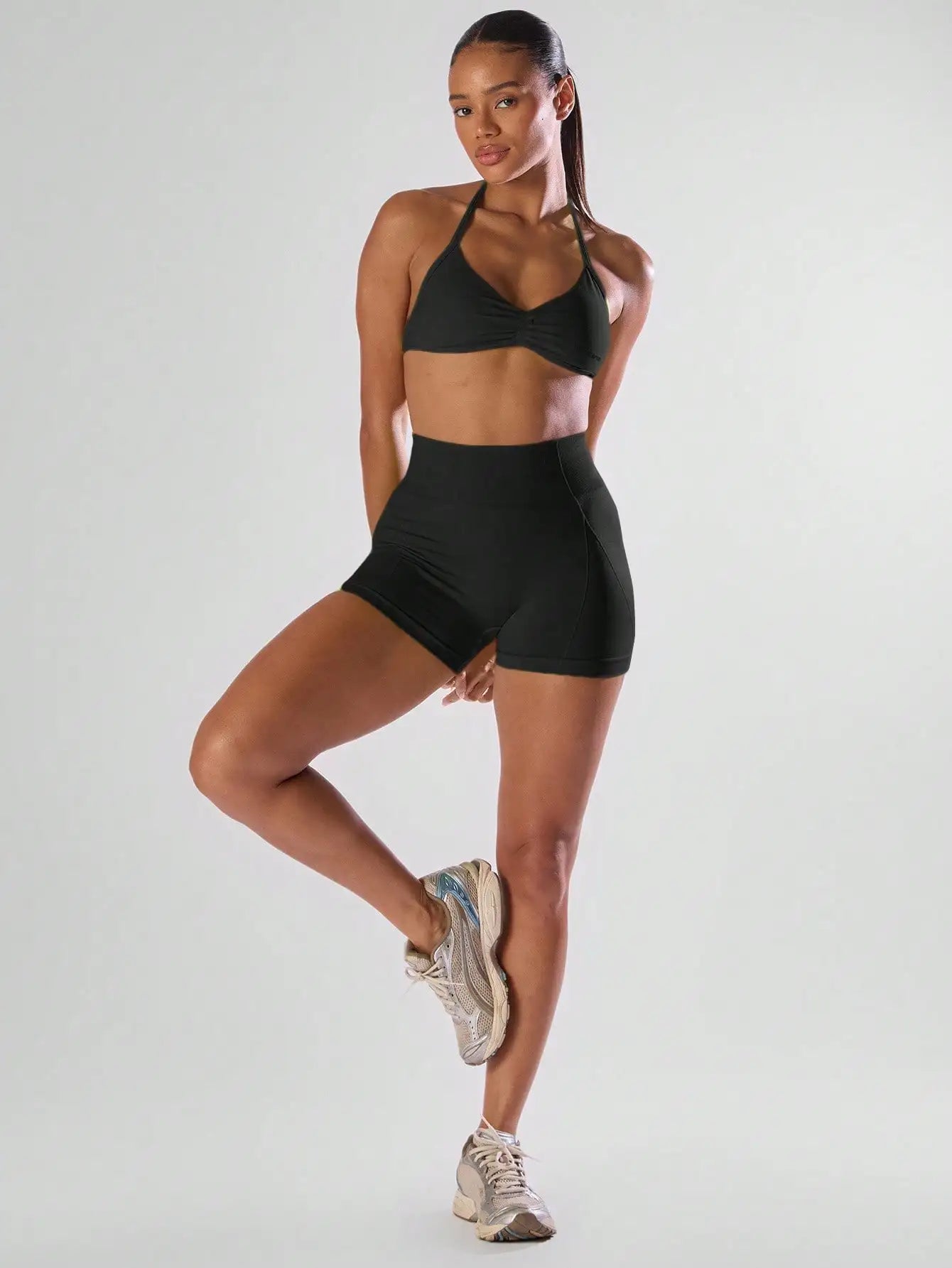 Musera Sport High Waist Shorts For Workout And Yoga Fitness