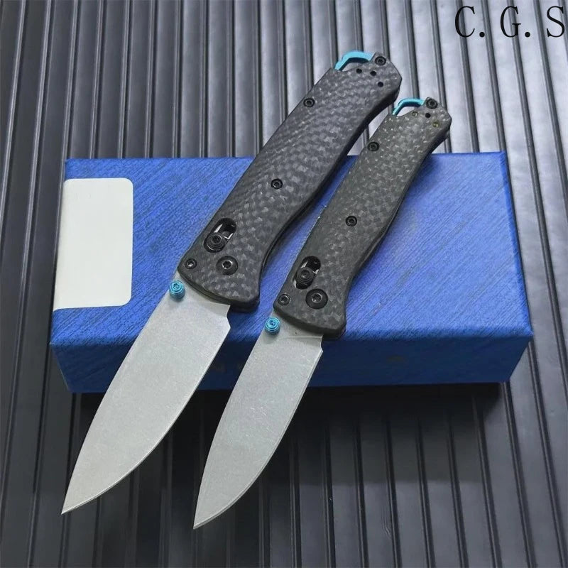 DIY Supplies Axis Lock BM 533 535 Carbon Fiber EDC Folding Knife Outdoor Camping