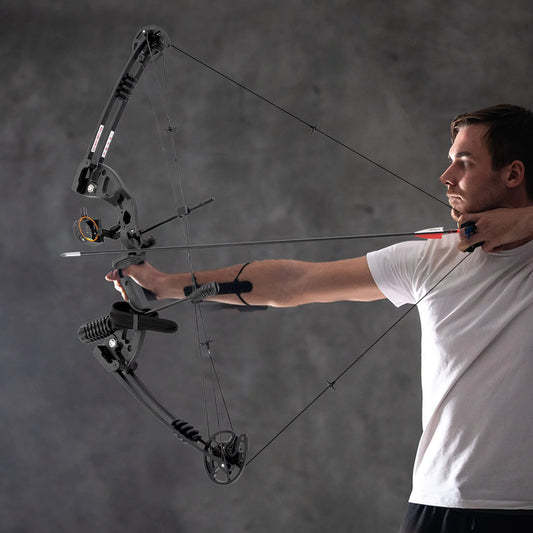 Compound Bow For Adults Right Hand Hunting Kit With Quiver