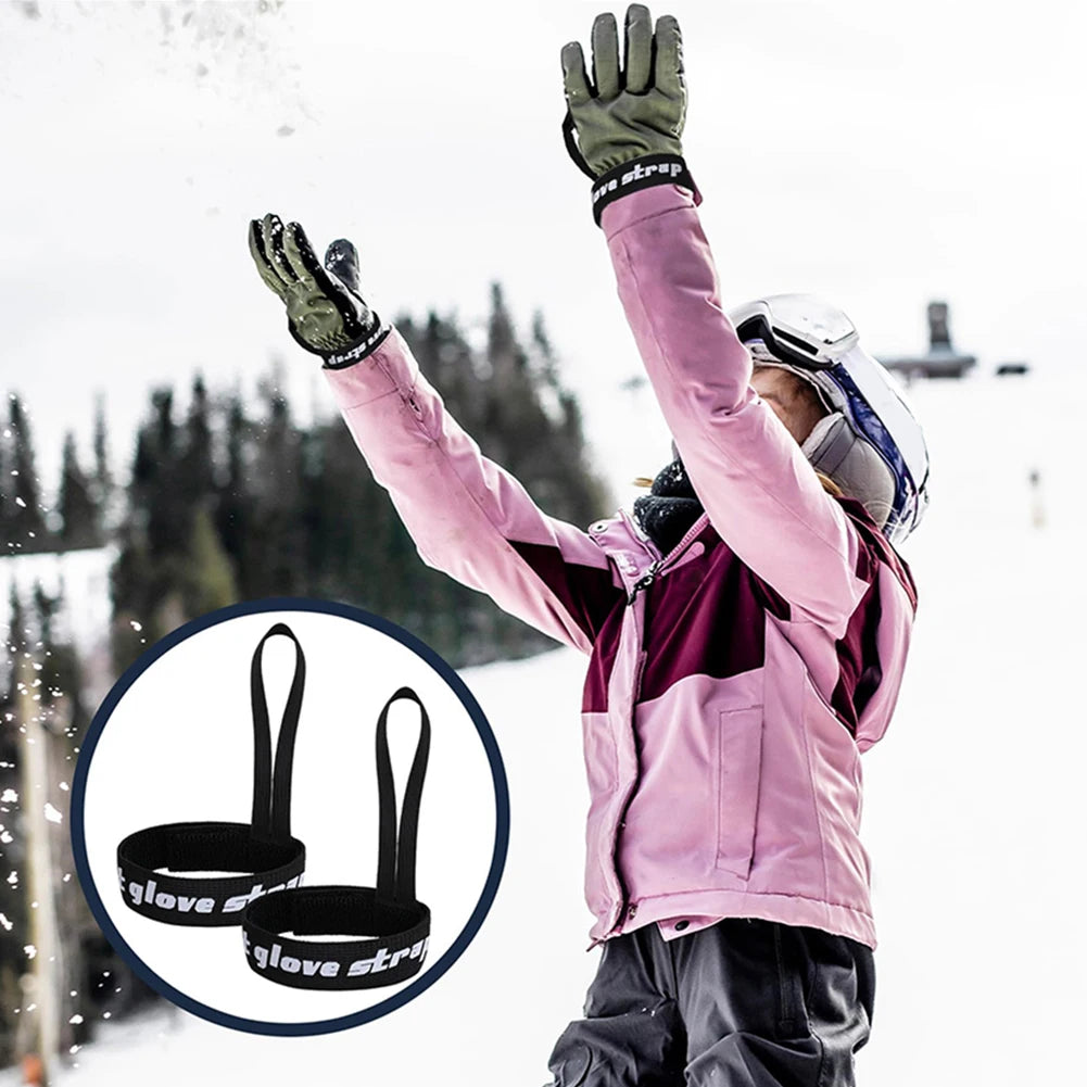 Shunmaii Ski Glove Wrist Strap Anti Lost Leash Outdoor Sports