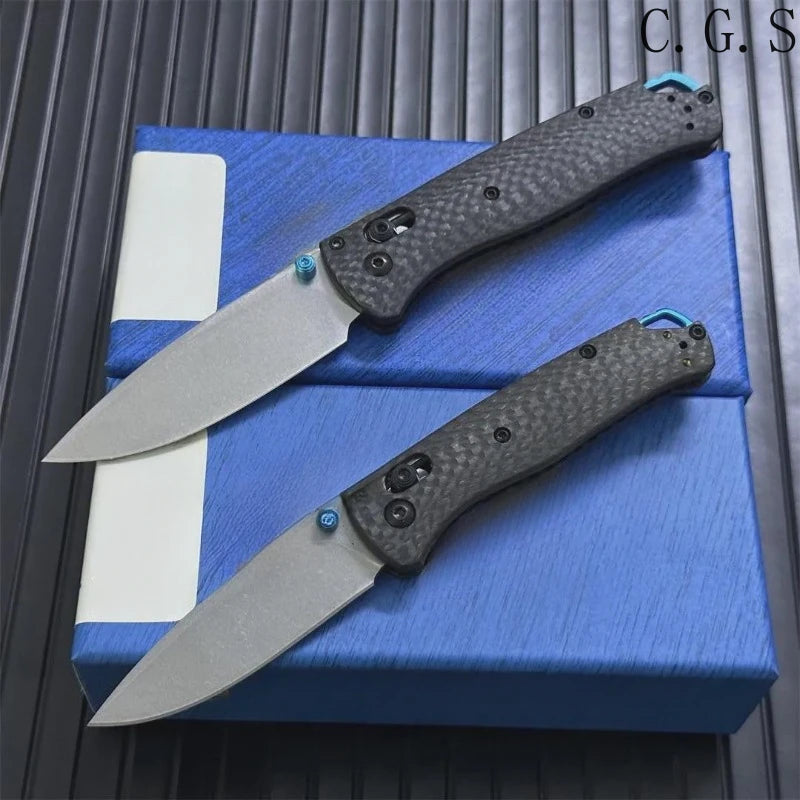 DIY Supplies Axis Lock BM 533 535 Carbon Fiber EDC Folding Knife Outdoor Camping