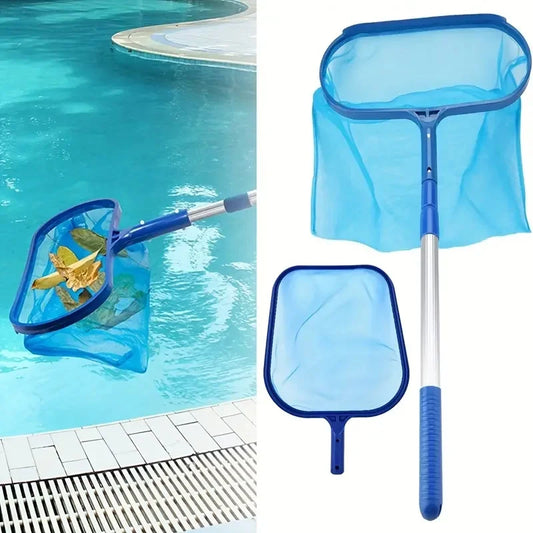 Adjustable Telescopic Pool Skimmer Net Fine Mesh Leaf Cleaner